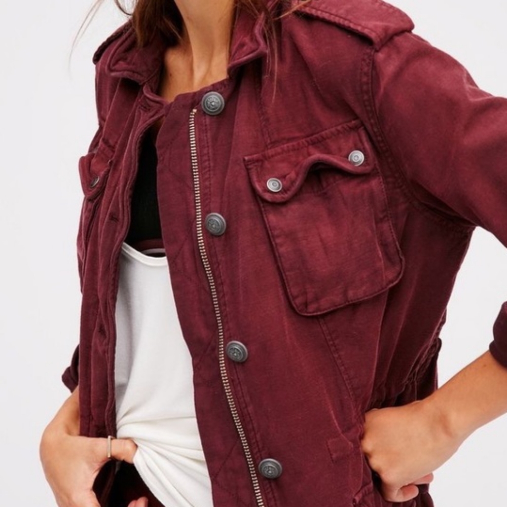 Free People Not Your Brother's Surplus Jacket